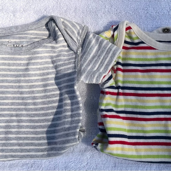 Lot of 4 Hanna Andersson Moon and Back and little planet onesies 0-3 month - Picture 5 of 5